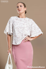 Tendenza Flora Belle Ruffle Blouse