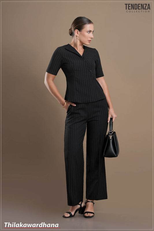 Tendenza Elegant Short Sleeve Two Piece Set