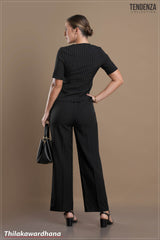 Tendenza Elegant Short Sleeve Two Piece Set