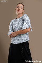 Tendenza Flora Belle Ruffle Blouse