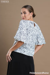 Tendenza Flora Belle Ruffle Blouse