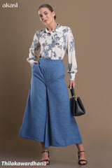 Akasi Blue Horizon Culottes Pant