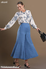 Akasi Blue Horizon Culottes Pant