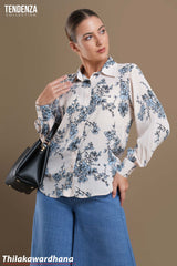 Tendenza Botanical Bloom Button Up Shirt