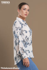 Tendenza Botanical Bloom Button Up Shirt
