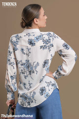 Tendenza Botanical Bloom Button Up Shirt