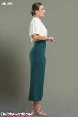 Akasi Deep Teal Flare Pant