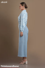 Akasi Sky Blue Horizon Culottes Pant