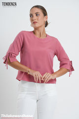 Tendenza Lace Detailed Long Sleeve Top