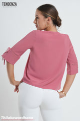 Tendenza Lace Detailed Long Sleeve Top