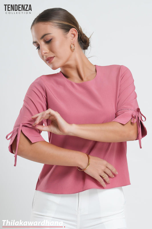 Tendenza Lace Detailed Long Sleeve Top