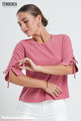 Tendenza Lace Detailed Long Sleeve Top