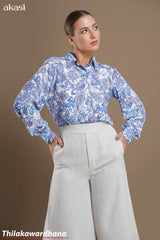 Akasi Ivory Flow Culottes Pant