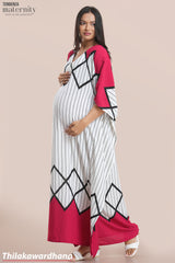 Tendenza Printed Maternity kaftan Dress