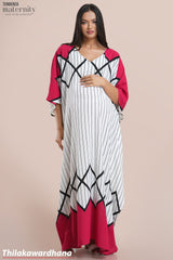 Tendenza Printed Maternity kaftan Dress