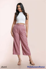 Akasi Pleated High Waist Pant