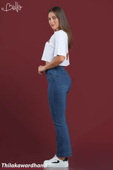 Retro Signature Flare Dark Washed Jean