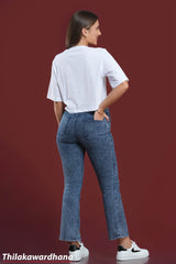 High Waist '70s Flare Jean
