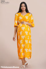 Tendenza Mum Ease Side Slit Maternity Dress