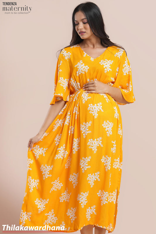 Tendenza Mum Ease Side Slit Maternity Dress