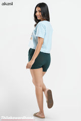 Akasi Forest Green Chino Shorts