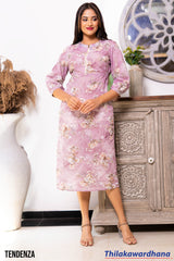 Tendenza Zipper Detailed Midi Dress