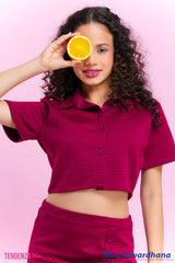 Tendenza Teen Button Down Co Ord Set