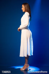 Tendenza Square Neck Elegant Maxi Dress