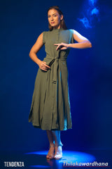 Tendenza Waist Belted Shirt Dress