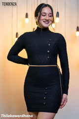 Tendenza Belt Detailed Mini Bodycon Dress