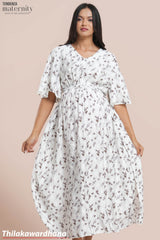 Tendenza Mum Ease Side Slit Maternity Dress