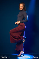 Tendenza High Waist Flow Drape Plazzo Pant