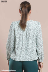 Tendenza Botanic Charm Button Down Top
