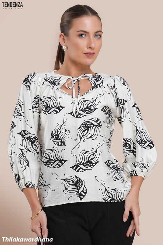 Tendenza Balloon Sleeve WW Top