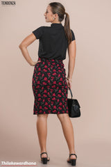Tendenza High Waist Midi Summer Skirt