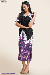 Tendenza Galaxy Printed Kaftan Dress