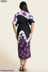 Tendenza Galaxy Printed Kaftan Dress