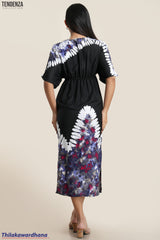 Tendenza Galaxy Printed Kaftan Dress