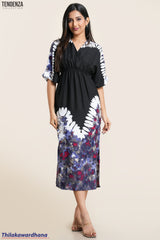 Tendenza Galaxy Printed Kaftan Dress
