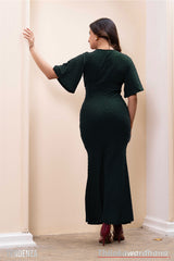 Tendenza V Neck Mermaid Evening Gown