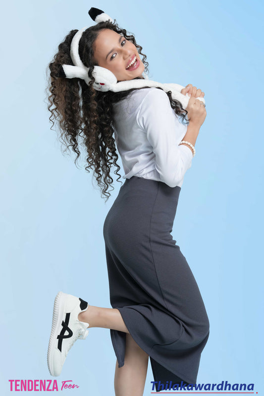 Tendenza Teen Side Slit Skirt