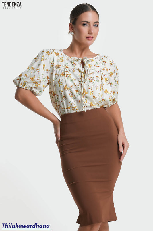 Tendenza High Waist Pencil Skirt