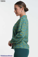 Tendenza Lapel Collar Cover Buttoned Shirt