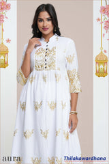 Aura Printed Kurtha Top