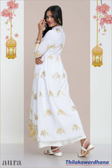 Aura Printed Kurtha Top