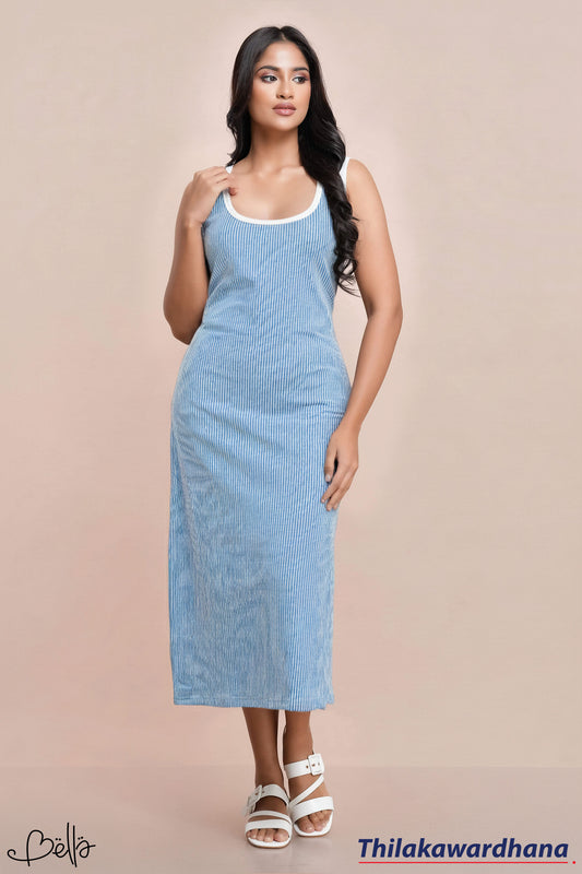 Bella Striped Bodycon Dress