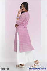 Aura Embroidered Kurtha Top