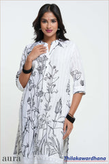 Aura Embroidered Kurtha Top