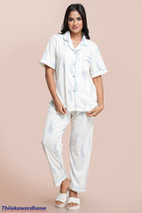 Printed 3pcs Pijama Kit - Free Size
