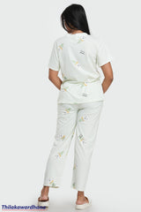 Printed 2pcs Pijama Kit